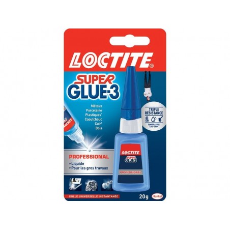 Colle Glue Liquide Super Glue 3 Pro Loctite