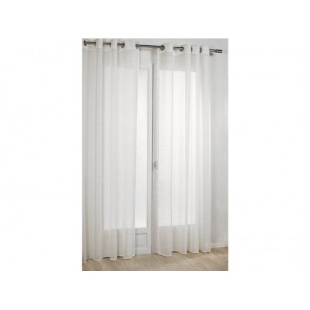 Voilage Tamisant Lola Ivoire L.140 X H.260 Cm