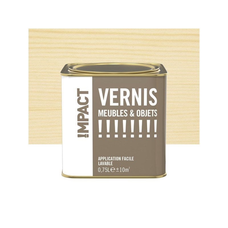 Vernis meuble et objets Impact Incolore Satiné