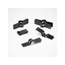 Lot de 20 Clips Universel Pour Brise-Vue Naterial Noir
