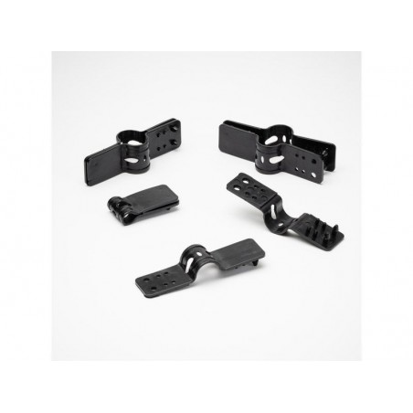 Lot de 20 Clips Universel Pour Brise-Vue Naterial Noir
