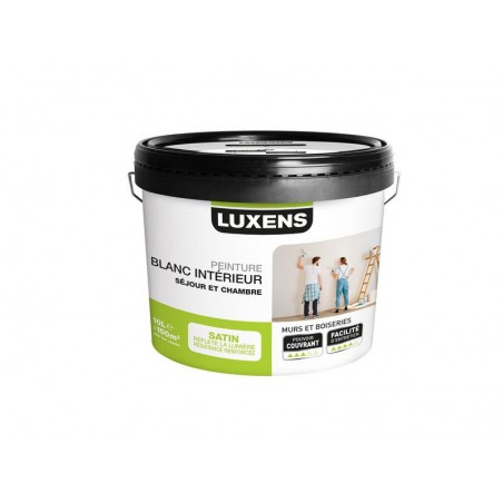 Peinture Mur Et Boiserie Luxens Rafraichir Blanc Satiné