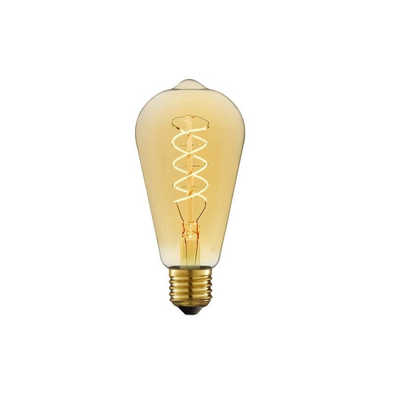 Ampoule décorative led àfilament ambre e27 4.8 W LEXMaN