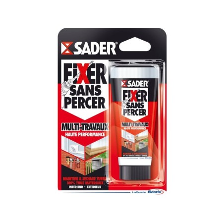 Colle mastic fixer sans percer multitravaux sader
