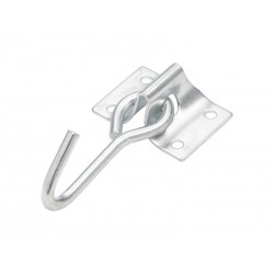 Crochet Mobile Et Platine Acier Zingué Standers Diam.7 X L.70 X L.45 Mm