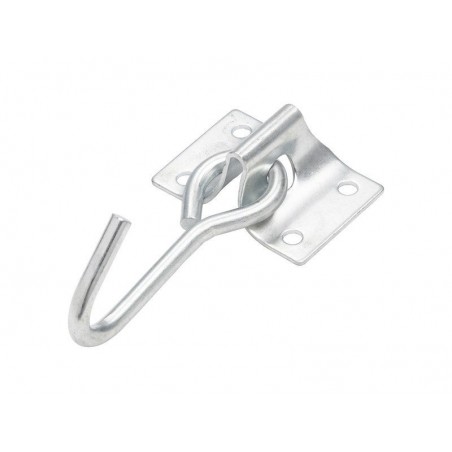 Crochet Mobile Et Platine Acier Zingué Standers Diam.7 X L.70 X L.45 Mm