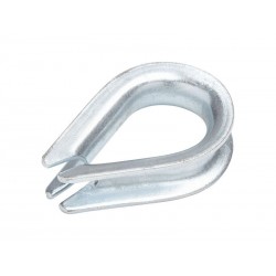 Cosse Coeur Acier Zingué Standers Diam.7 X L.125 X L.18 Mm