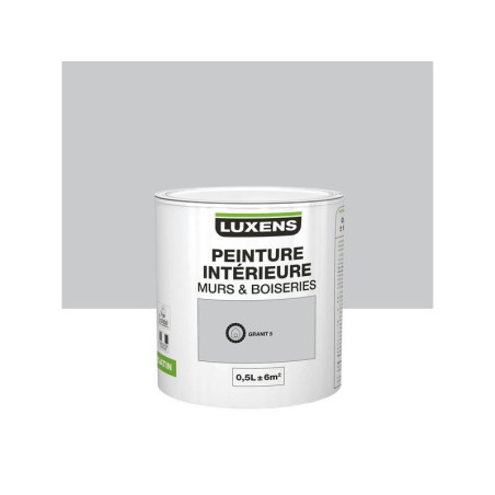 Peinture Mur Et Boiserie Luxens Granit 5 SatinÃ© 0.5 L