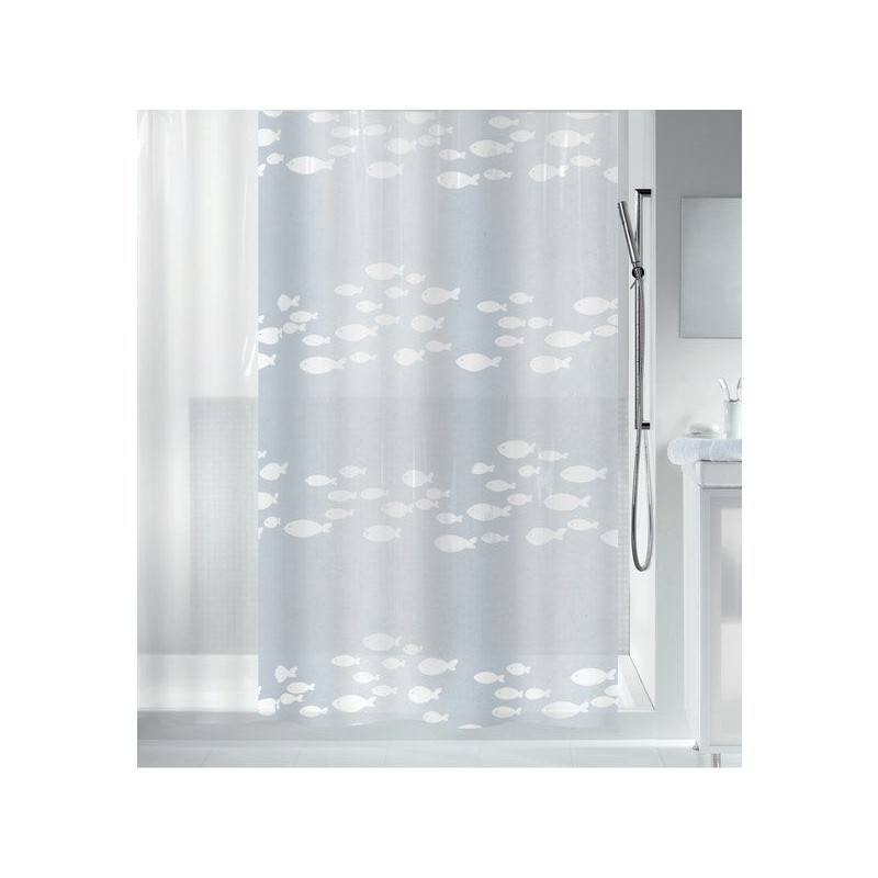 Rideau de douche en peva Sardaigne 180 x 200 cm