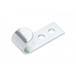 Lot de 2 crochets de bâche acier ZinguéX L.41 X L.15 mm