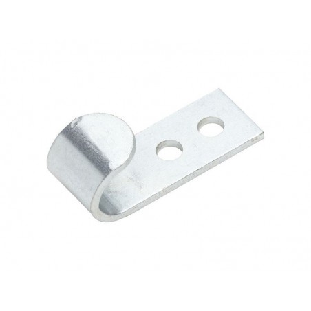 Lot de 2 crochets de bâche acier ZinguéX L.41 X L.15 mm