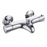 Mitigeur thermostatique de baignoire chrome chromé Nerea -  - meilleure qualité