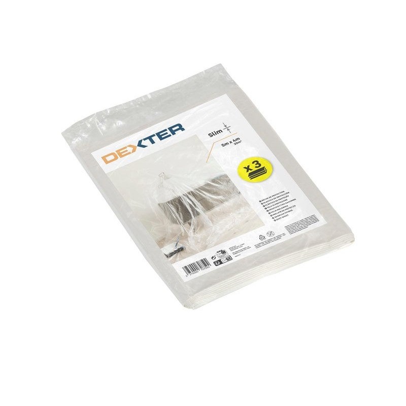 Lot de 3 bâches de protection couvre-meuble 12 Micro  L.5 X L.4 M -  - meilleure qualité