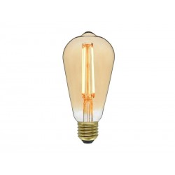Ampoule décorative led àfilament ambre E27 7.8 W LEXMaN