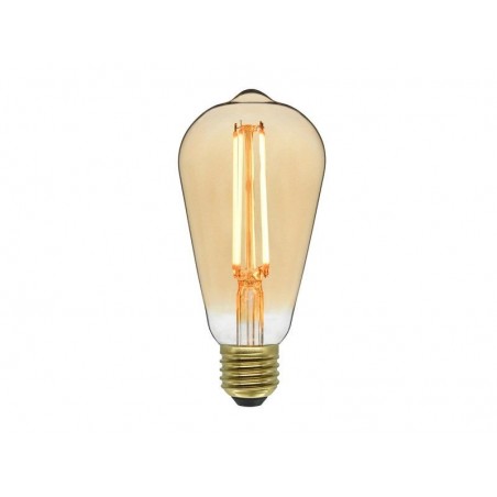 Ampoule décorative led àfilament ambre E27 7.8 W LEXMaN