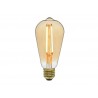 Ampoule décorative led àfilament ambre E27 7.8 W LEXMaN