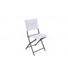 Chaise de jardin NATERIAL EMYS en acier blanc