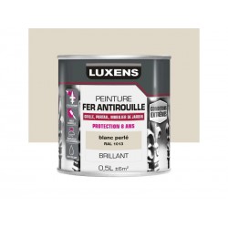 Peinture fer extérieur blanc perlé glossy 0.5 L -  - meilleure qualité
