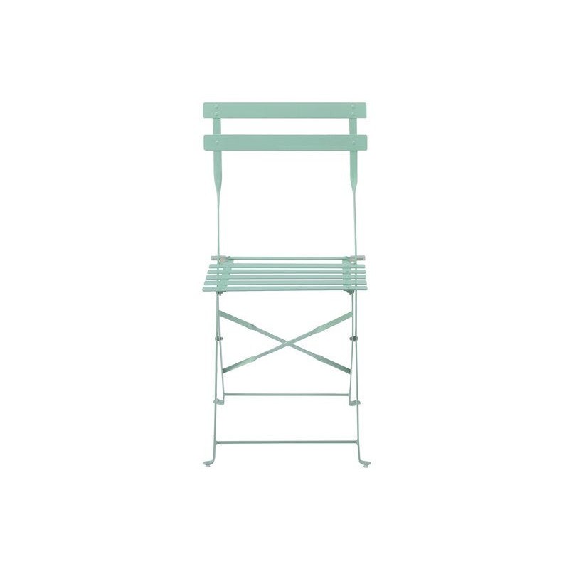 Chaise de jardin NATERIAL Flora en acier vert