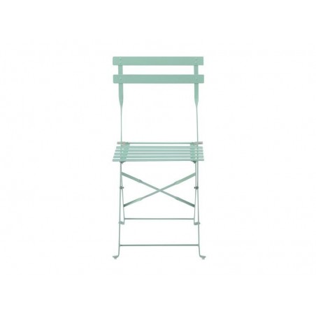 Chaise de jardin NATERIAL Flora en acier vert