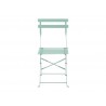 Chaise de jardin NATERIAL Flora en acier vert