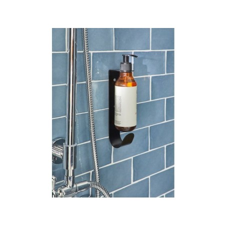 Porte distributeur de savon noir Basic à  fixer -  - meilleure qualité