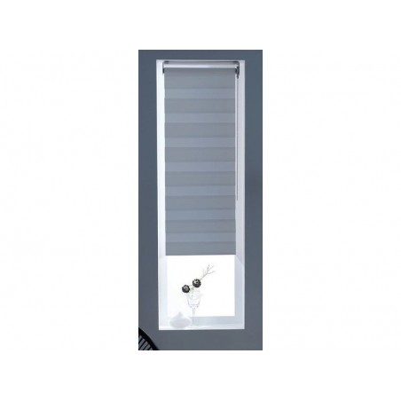 Store eouleur jour et nuit Gris Quebec Granit L.80 X H.250 Cm