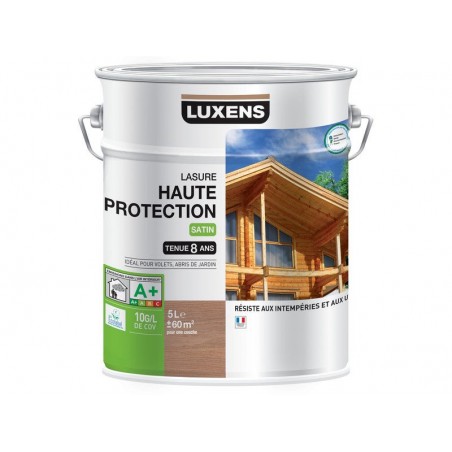 Lasure LUXENS Haute Protection 8 ans incolore satiné 5 L