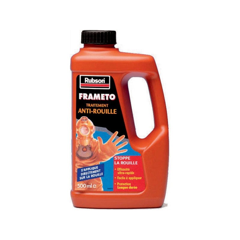 Protection Antirouille Extérieur - Intérieur Frameto Rubson Noir 0.5 L