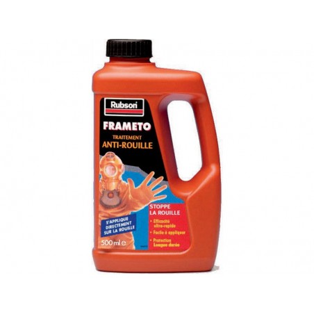 Protection Antirouille Extérieur - Intérieur Frameto Rubson Noir 0.5 L