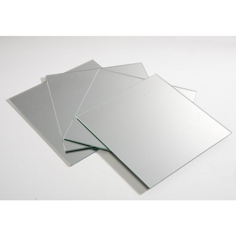 Set de 4 miroirs carrés 20 x 20 cm -  - meilleure qualité