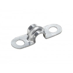 Lot de 10 Pattes De Fixation Acier ZinguÃ© Standers Diam.6 X L.32 X L.10 Mm