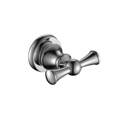 Patère 2 têtes chrome Dublin -  - meilleure qualité