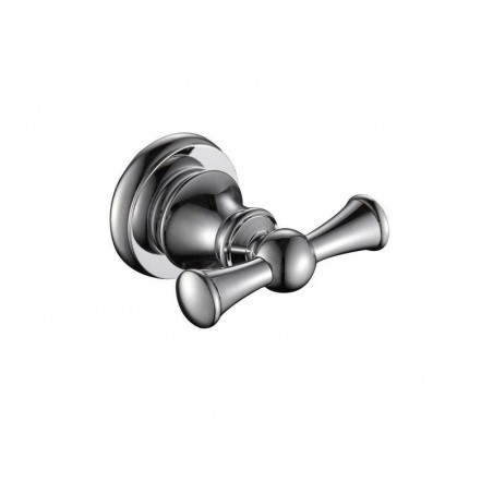 Patère 2 têtes chrome Dublin -  - meilleure qualité
