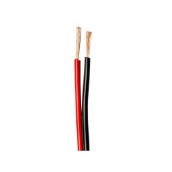 Cable Hi-FiNoir Et Rouge 25M