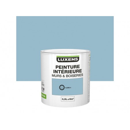 Peinture mur boiserie fjord 4 satin LUXENS Murale 0.5l