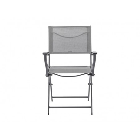 Fauteuil de jardin NATERIAL Emys en acier taupe