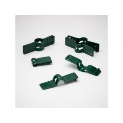 Lot de 20 Clips Universel Pour Brise-Vue Naterial Vert