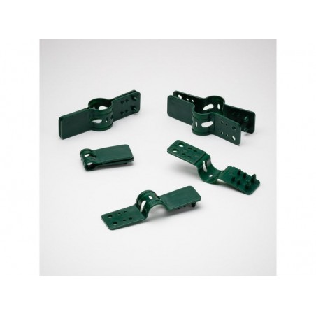 Lot de 20 Clips Universel Pour Brise-Vue Naterial Vert