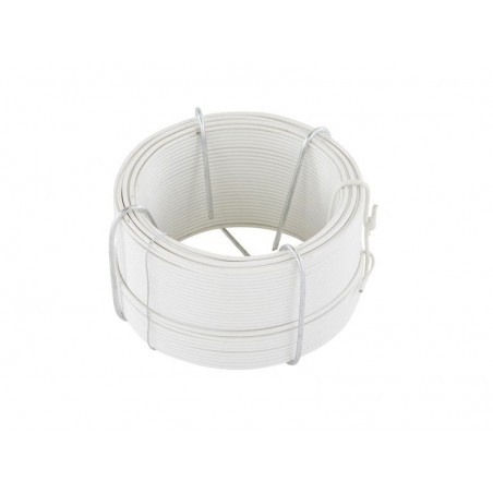 Fil mÃ©tal plastique blanc diam. 1.4 mm L 30 m STANDERS