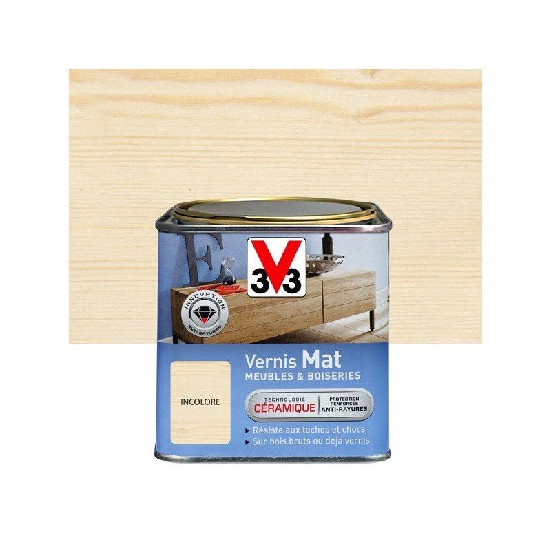 Vernis meuble et objets incolore matm 0.75L 3V3 -  - meilleure qualité