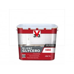 Peinture Multisupport V33 Glycéro Blanc Brillant 5 L