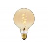 Ampoule décorative led à filament ambré globe 95 mm E27 35 W LEXMAN