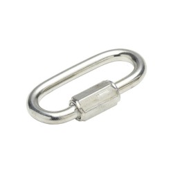 Maillon rapide acier zingué Standers L.49 X L.23 X Ep.5 Mm