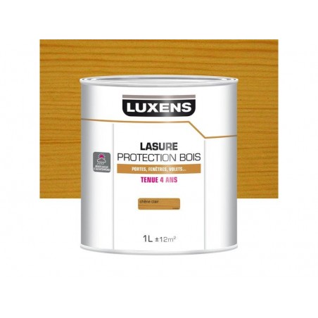 Lasure LUXENS4 ans chêne clair satiné 1 l