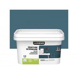 Peinture mur boiserie radiateur Luxens Fjord 1 Satiné 2.5 L