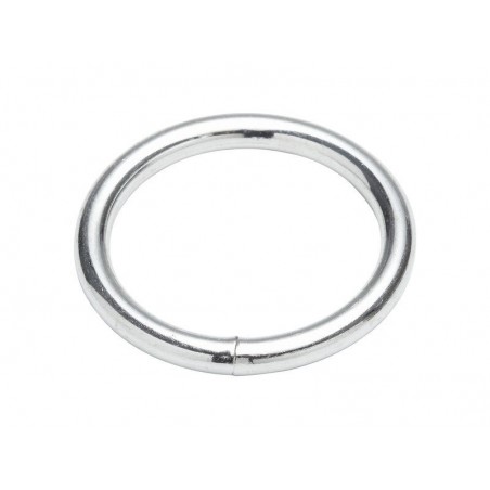 Lot de 4 Anneaux Acier ZinguÃ© Standers L.38 X L.38 X Ep.4 Mm