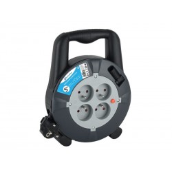 Eouleur de câble électrique ménager avec terre L. 5 M Ho5Vvf 3G1.5 noir