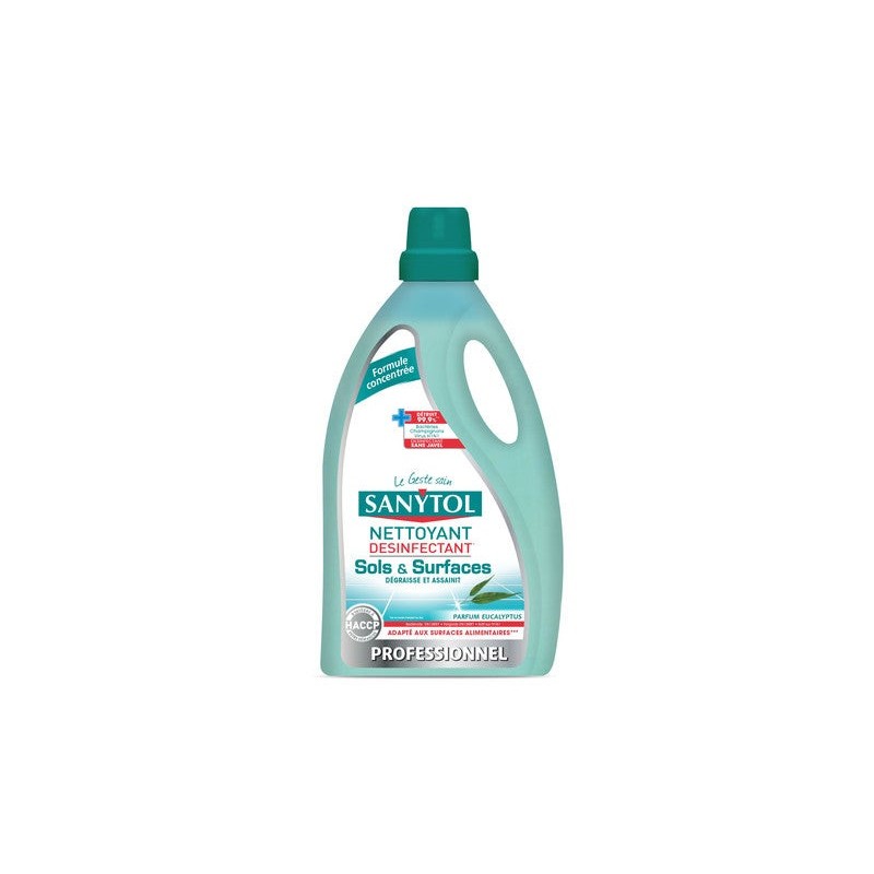 Désinfectant sols et surfaces Professionnel Sanytol 5 L