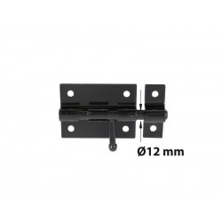 Verrou à levier verrou de Box + gauche Diamètre 12 Mm Afbat Acier Peint Noir